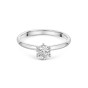 Platinum 6 Claw Tulip Set Round Brilliant 0.50ct Diamond Solitaire Ring