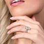 Platinum Marquise Cut 3.00ct Diamond Solitaire Ring