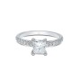 Platinum Princess Cut 1.30ct Diamond Solitaire Ring