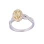 18ct 2 Colour Gold 1.45ct Diamond Solitaire Ring