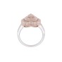 Certificated 18ct Two Colour Gold Pink Heart Shape Diamond Ring, Approx. 1.10ct Total Weight