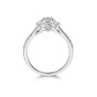 Platinum Brilliant Cut 1.00ct Diamond Three Stone Ring 3