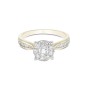 18ct Yellow Gold Brilliant Cut 0.75ct Diamond Cluster Ring