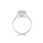 18ct White Gold Marquise And Princess Cut 1.23ct Diamond Cluster Ring