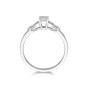 18ct White Gold 0.45ct Mixed Diamond Cluster Ring