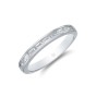 18ct White Gold 0.30ct Channel Set Baguette Eternity Diamond Ring