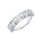 18ct White Gold Pear Cut Diamond 2.03ct Eternity Ring