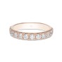 18ct Rose Gold 0.75ct Diamond Channel Eternity Ring