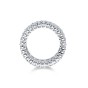 18ct White Gold Baguette and Brilliant Cut 4.92ct Diamond Fancy Band