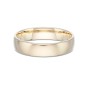 9ct Yellow Gold 5.0mm Frosted Effect Wedding Band