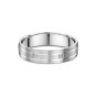 9ct White Gold 5mm Sparkle Cut Gents Wedding Band