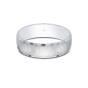 Platinum Hammered Finish Wedding Band 6mm