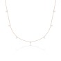 18ct Rose Gold Brilliant Cut 0.30ct Diamond Necklace 1