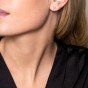 9ct White Gold Brilliant Cut 0.07ct Diamond Stud Earrings