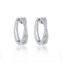 9ct White Gold 0.33ct Round Brilliant Cut Diamond Earrings