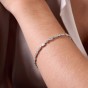 9ct White Gold Mixed Cut 4.21ct Diamond Bracelet