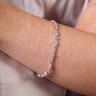 9ct White Gold Mixed Cut 4.21ct Diamond Bracelet