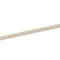 9ct Yellow Gold 2.00ct Bar Set Diamond Bracelet