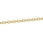 9ct Yellow Gold 4mm Oval Link T-Bar Belcher Bracelet