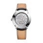 Baume et Mercier Clifton Mens Watch M0A10467 Blue Dial Leather Strap