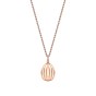 Faberg&eacute; Colours of Love Rose Gold Diamond & Ruby Fluted Egg Pendant 1831FP3146/15