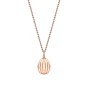 Faberg&eacute; Colours of Love Rose Gold Diamond & Ruby Fluted Egg Pendant 1831FP3146/15