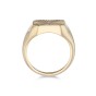Yellow Gold Plated Square Signet Ring