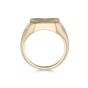 Yellow Gold Plated Square Signet Ring