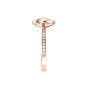 Thomas Sabo Rose Gold Rose Quartz Halo Ring TR1971-417-9