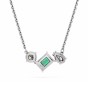 Swarovski Mix Cut Green Cubic Zirconia Mesmera Pendant 5668278