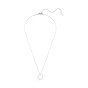 Swarovski Matrix Rhodium Plated Crystal Pearl Open Circle Pendant 5688751