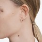 Swarovski Matrix Rose Gold-Tone Plated Hoop Earrings 5690669