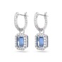 Swarovski Una Rhodium Plated Ladies Drop Earrings 5619500