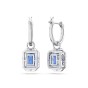 Swarovski Una Rhodium Plated Ladies Drop Earrings 5619500