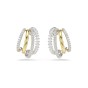 Swarovski Two-Tone Mixed Cut Hyperbola Earrings 5699718