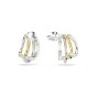 Swarovski Two-Tone Mixed Cut Hyperbola Earrings 5699718