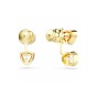 Swarovski Imber Asymmetrical Mixed Cut Gold Tone Plated Drop Earrings 5705461