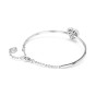 Swarovski Idyllia White Rhodium Plated Heart Ladies Bangle 5684385