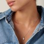 CARAT* 9ct White Gold 0.75ct Cubic Zirconia Cecile Necklace CN9KW-CECI-W75