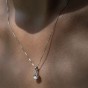 CARAT* 9ct White Gold 0.75ct Cubic Zirconia Cecile Necklace CN9KW-CECI-W75