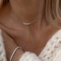 CARAT* Carissa Silver Cubic Zirconia Graduated Necklace CN925W-CARI