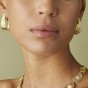 Marco Bicego Lunaria 18ct Yellow Gold Linear Open Hoop Earrings OB1760 Y 02
