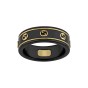 Gucci Icon 18ct Yellow Gold Black Ring YBC606826001