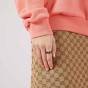 Gucci Icon 18ct Yellow Gold Black Ring YBC606826001