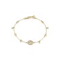 Gucci Interlocking Gold 0.22ct Diamond Bracelet YBA729403003 - Size M