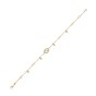 Gucci Interlocking Gold 0.22ct Diamond Bracelet YBA729403003 - Size M