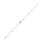 Gucci Interlocking Gold 0.22ct Diamond Bracelet YBA729403003 - Size M