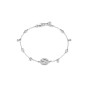 Gucci Interlocking White Gold Bracelet YBA729403003 - Size M