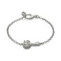 Gucci GG Marmont Silver Bracelet YBA63220700217 - Size M