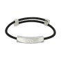 Gucci Interlocking Tag Silver Bracelet YBA774464002 - Size M